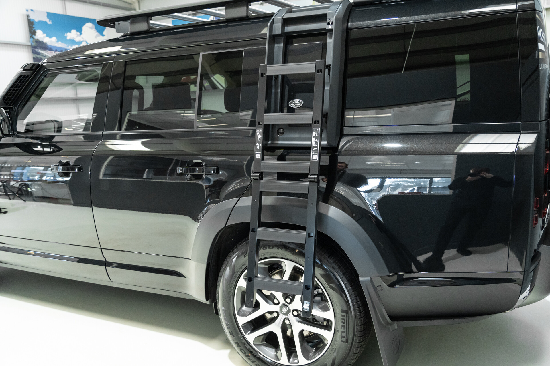 Defender 130 best sale roof rack