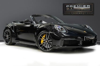 Porsche 911 TURBO S PDK CABRIOLET. HEATED & COOLED SEATS. PCCBS. BOSE. SPORTS CHRONO. 