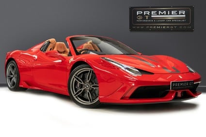 Ferrari 458 Speciale Aperta 1 OF 49 RHD CARS. NOW SOLD. SIMILAR REQUIRED. CALL 01903 254 800. 
