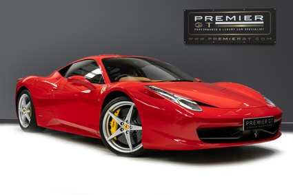 Ferrari 458 ITALIA DCT. HIGH SPECIFICATION. FULL FERRARI HISTORY. LOW MILEAGE.