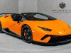 Lamborghini Huracan PERFORMANTE SPYDER. NOW SOLD. SIMILAR REQUIRED. PLEASE CALL 01903 254800.