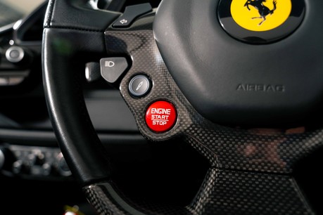 Ferrari 488 SPIDER. BIANCO ITALIA PAINTWORK. GOLDRAKE RACE SEATS. SPORTS EXHAUST. 36