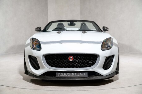 Jaguar F-Type PROJECT 7. 1 OF 250. GLACIER WHITE. CARBON CERAMICS. EXTENSIVE EXT CARBON. 2