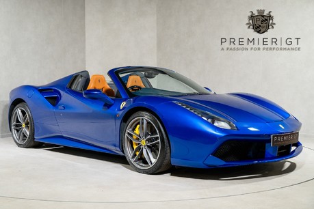 Ferrari 488 SPIDER. ATELIER CAR. GLOSSY BLUE CARBON INT. BLU ELETTRICO. FRONT PPF. 1