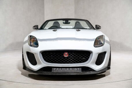 Jaguar F-Type PROJECT 7. 1 OF 250. GLACIER WHITE. CARBON CERAMICS. EXTENSIVE EXT CARBON. 2