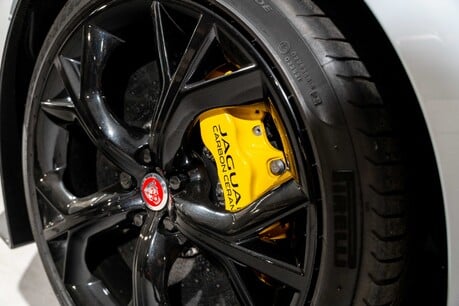 Jaguar F-Type PROJECT 7. 1 OF 250. GLACIER WHITE. CARBON CERAMICS. EXTENSIVE EXT CARBON. 13