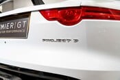 Jaguar F-Type PROJECT 7. 1 OF 250. GLACIER WHITE. CARBON CERAMICS. EXTENSIVE EXT CARBON. 41