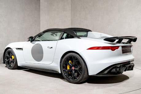 Jaguar F-Type PROJECT 7. 1 OF 250. GLACIER WHITE. CARBON CERAMICS. EXTENSIVE EXT CARBON. 11