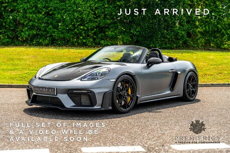 Porsche 718 SPYDER RS PDK. WEISSACH PACKAGE. CERAMIC BRAKES. FULL SATIN PPF. BOSE. 1