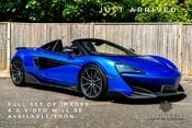 McLaren 600LT SPIDER. FULL MSH. WARRANTY. CARBON FIBRE EXT PACK. CERAMIC BRAKES. LIFT