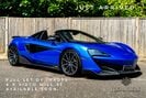 McLaren 600LT SPIDER. FULL MSH. WARRANTY. CARBON FIBRE EXT PACK. CERAMIC BRAKES. LIFT