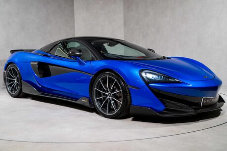 McLaren 600LT SPIDER. FULL MSH. WARRANTY. CARBON FIBRE EXT PACK. CERAMIC BRAKES. LIFT 11