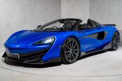 McLaren 600LT SPIDER. FULL MSH. WARRANTY. CARBON FIBRE EXT PACK. CERAMIC BRAKES. LIFT 3