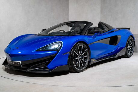McLaren 600LT SPIDER. FULL MSH. WARRANTY. CARBON FIBRE EXT PACK. CERAMIC BRAKES. LIFT 3