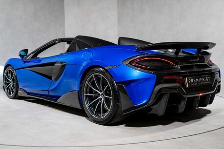 McLaren 600LT SPIDER. FULL MSH. WARRANTY. CARBON FIBRE EXT PACK. CERAMIC BRAKES. LIFT 6