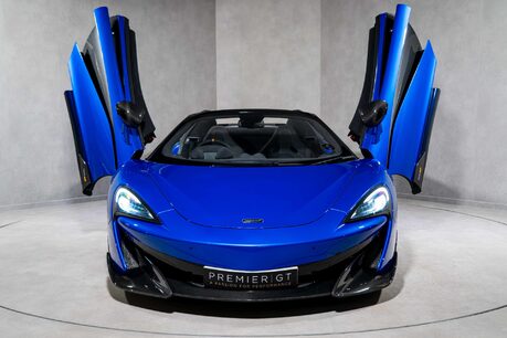 McLaren 600LT SPIDER. FULL MSH. WARRANTY. CARBON FIBRE EXT PACK. CERAMIC BRAKES. LIFT 9