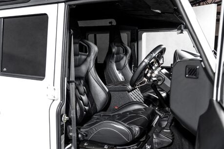 Land Rover Defender CHELSEA TRUCK CO 'WIDE TRACK BODY KIT' KHAN CONVERSION. APPLE CARPLAY 16
