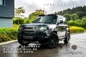 Land Rover Defender V8. URBAN WIDETRACK KIT. MILLTEK EXHAUST. FIXED SIDE STEPS. PANO ROOF. 