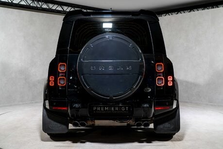 Land Rover Defender 90 V8. URBAN WIDETRACK KIT. MILLTEK EXHAUST. FIXED SIDE STEPS. PANO ROOF. 5