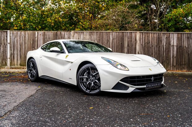 Ferrari F12 Berlinetta GREAT EXAMPLE. BIANCO ITALIA PAINTWORK. CARBON FIBRE INTERIOR. 1