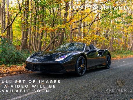 Ferrari 488 SPIDER. CARBON INTERIOR. PASSENGER DISPLAY. LIFT. CARPLAY. FRONT END PPF.