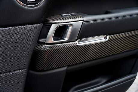 Land Rover Range Rover Sport SVR CARBON EDITION. HUGE SPEC. HEATED & COOLED SEATS. HUD. PANO ROOF. 21