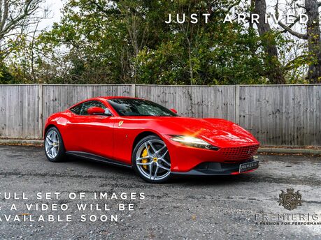 Ferrari Roma WARRANTY. PASSENGER DISPLAY. CARBON STEERING WHEEL. MAGNERIDE SUSPENSION.