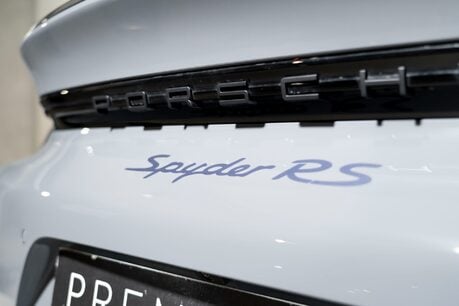 Porsche 718 SPYDER RS PDK. WEISSACH PACKAGE. CERAMIC BRAKES. LIFT. BOSE. 37