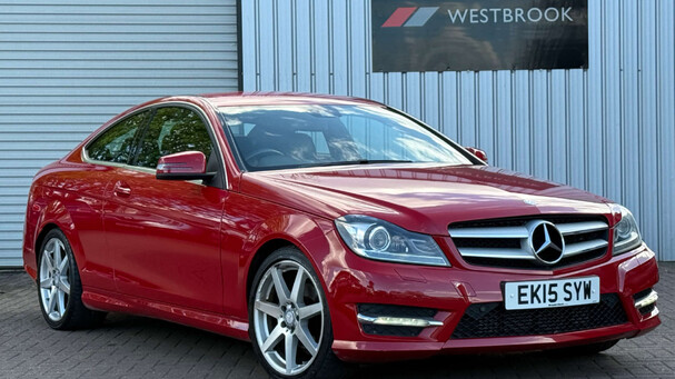 Mercedes-Benz C Class 1.6 C180 AMG Sport Edition G-Tronic+ Euro 6 (s/s) 2dr Service History