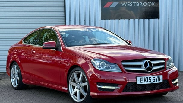 Mercedes-Benz C Class 1.6 C180 AMG Sport Edition G-Tronic+ Euro 6 (s/s) 2dr Service History