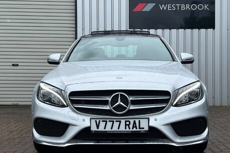 Mercedes-Benz C Class 2.1 C300dh AMG Line (Premium) Saloon 4dr Diesel Hybrid G-Tronic+ Euro 6 (s/ 7