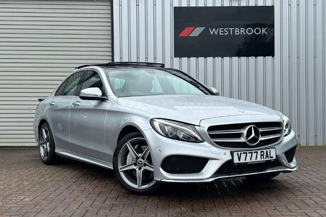Mercedes-Benz C Class 2.1 C300dh AMG Line (Premium) Saloon 4dr Diesel Hybrid G-Tronic+ Euro 6 (s/ 8