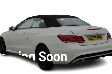 Mercedes-Benz E Class 2.1 E220 CDI AMG Sport Cabriolet 2dr Diesel G-Tronic+ Euro 5 (s/s) (170 ps) 15