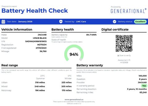 Jaguar I-Pace I-Pace Black 4WD 5dr 5