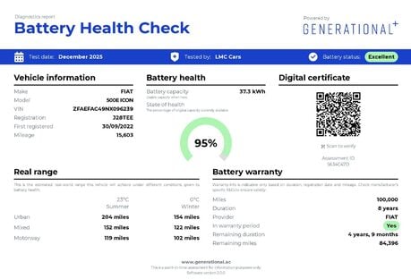 Fiat 500e 500e Icon 3dr