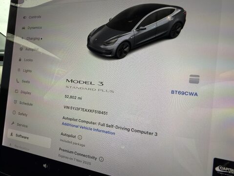 Tesla Model 3 Standard Range Plus Saloon 4dr Electric Auto RWD (241 bhp) 26