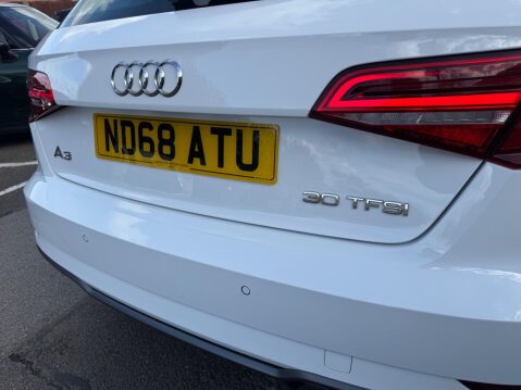 Audi A3 1.0 TFSI 30 S line Sportback 5dr Petrol Manual Euro 6 (s/s) (116 ps) 18