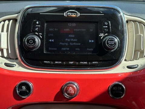 Fiat 500 1.2 Lounge Euro 6 (s/s) 3dr 12