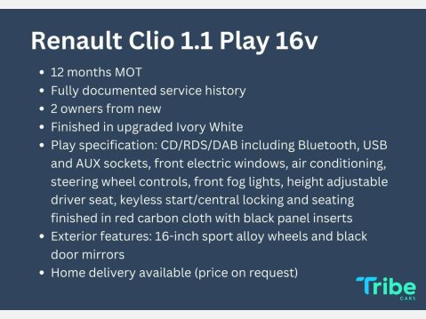 Renault Clio PLAY 16V 5