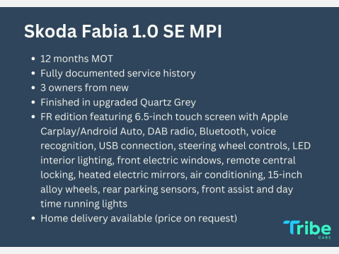 Skoda Fabia SE MPI 3