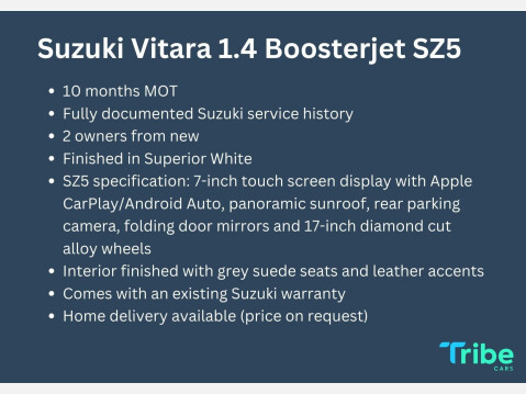 Suzuki Vitara SZ5 BOOSTERJET 3