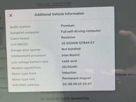 Tesla Model 3 (Dual Motor) Performance Auto 4WDE 4dr (Performance Upgrade) 12