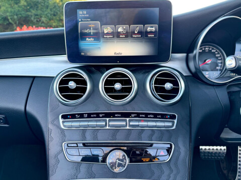 Mercedes-Benz C Class 2.0 C200 AMG Line (Premium Plus) Cabriolet G-Tronic+ Euro 6 (s/s) 2dr 55