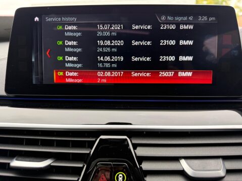 BMW 5 Series 3.0 540i M Sport Auto xDrive Euro 6 (s/s) 4dr 64