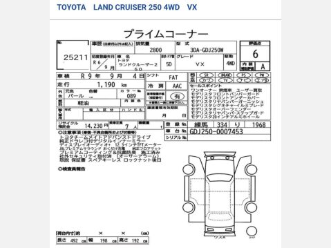 Toyota Land Cruiser 2.8D First Edition Auto 4WD Euro 6 (s/s) 5dr (LWB) 7
