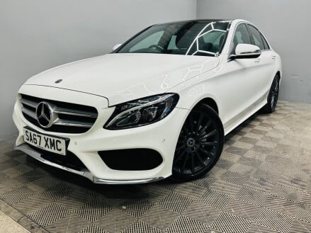 Mercedes-Benz C Class 2.1 C220d AMG Line (Premium) G-Tronic+ Euro 6 (s/s) 4dr