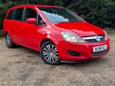 Vauxhall Zafira 1.8 16V Exclusiv MPV 5dr Petrol Manual Euro 5 (SNav) (140 ps) ULEZ Complian