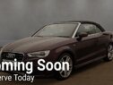 Audi A3 1.8 TFSI S line Convertible 2dr Petrol S Tronic quattro Euro 6 (s/s) (180 p