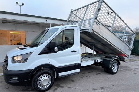 Ford Transit 350 Drw L2 130 ps Single Cab Cage Tipper - Air Con / Tow Axle 1