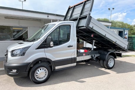 Ford Transit 350 Drw L2 170 ps Single Cab Tipper - Air Con / 3.5t Towing Capacity 1